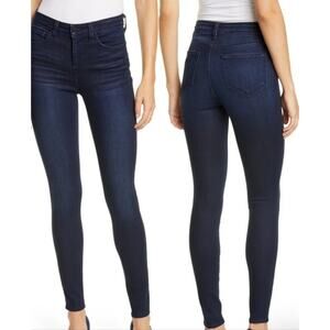 L’AGENCE NWT Marguerite High Rise Skinny 30" Jeans Size 24 Ink Blue Stretchy
